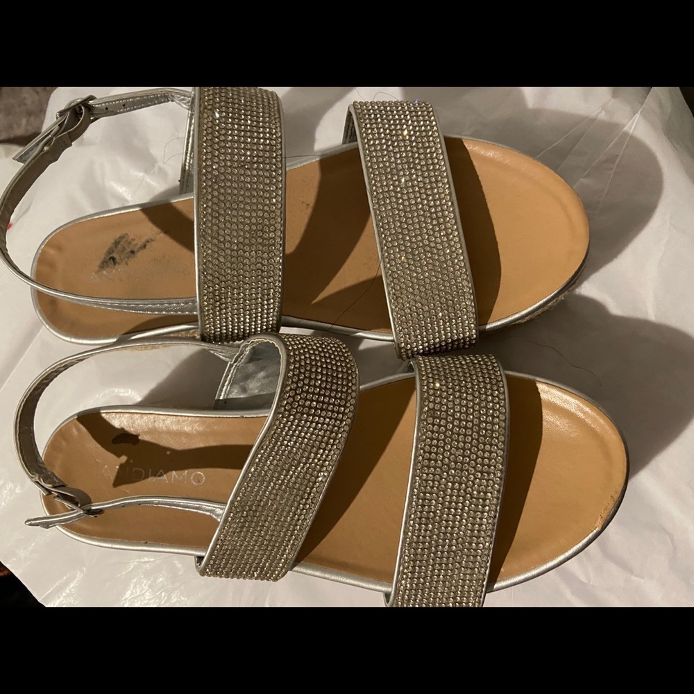Rhinestone beaded Sandals